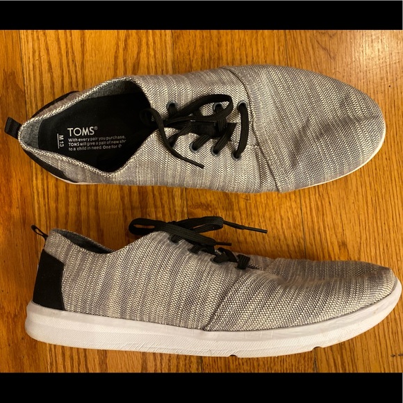 Toms Woven Fabric Sneakers, Grey main image 3